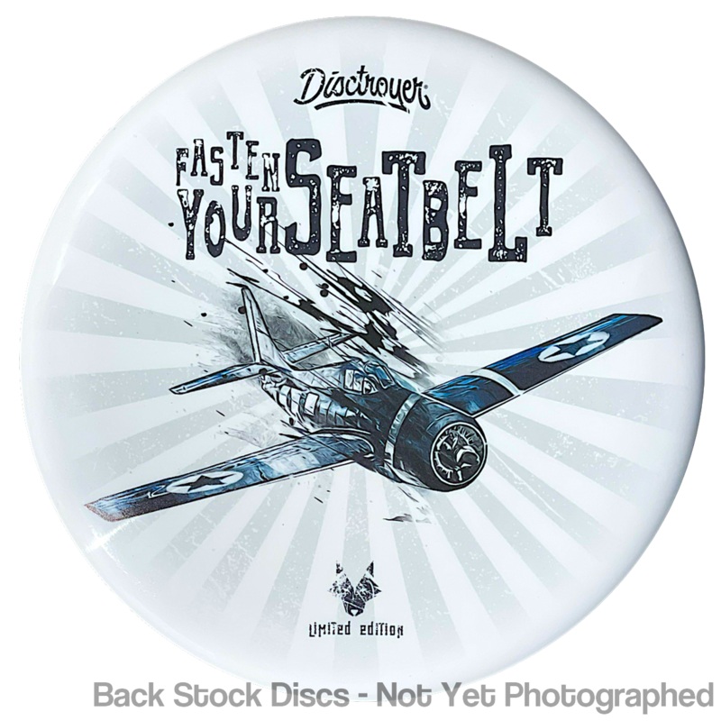 Disctroyer A-Medium Sparrow P&A-3 Putter with Limited Edition Aviation Stamp [Back Stock Inventory – Disc and Stamp Color WILL VARY]
