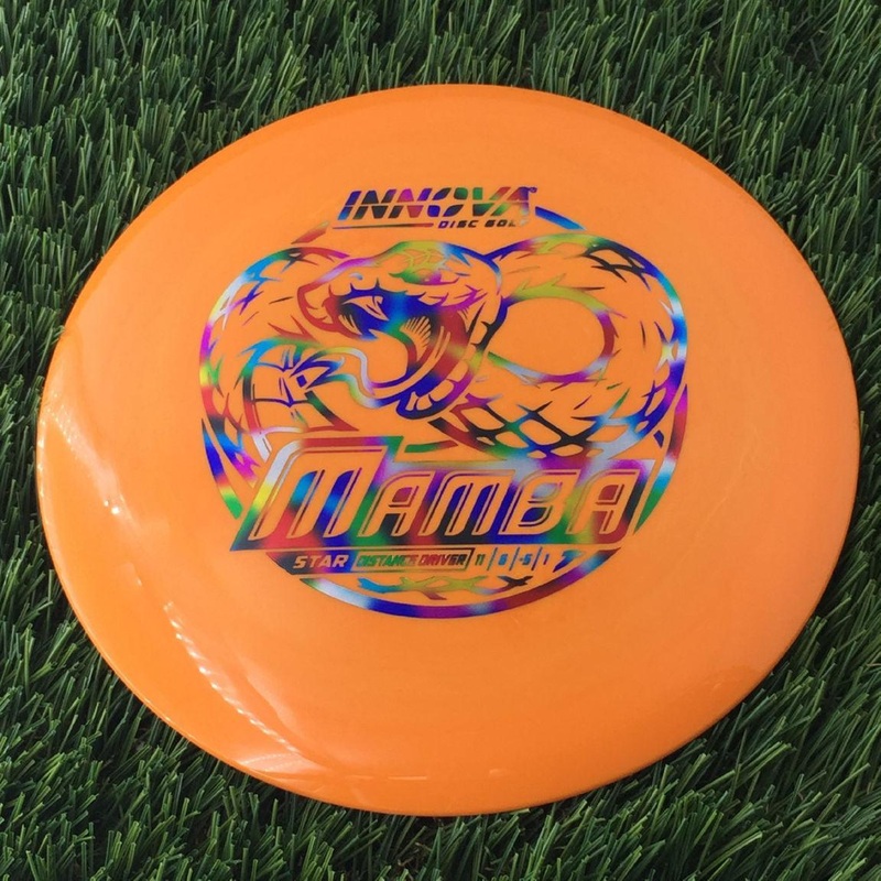 Innova Star Mamba with Burst Logo Stock Stamp – 167g – Solid Orange