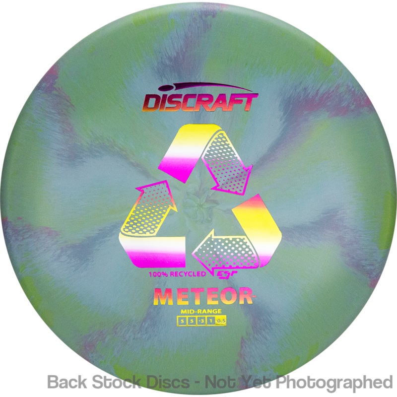 Discraft Recycled ESP Meteor Midrange with 100% Recycled ESP Stock Stamp [Back Stock Inventory – Disc and Stamp Color WILL VARY]