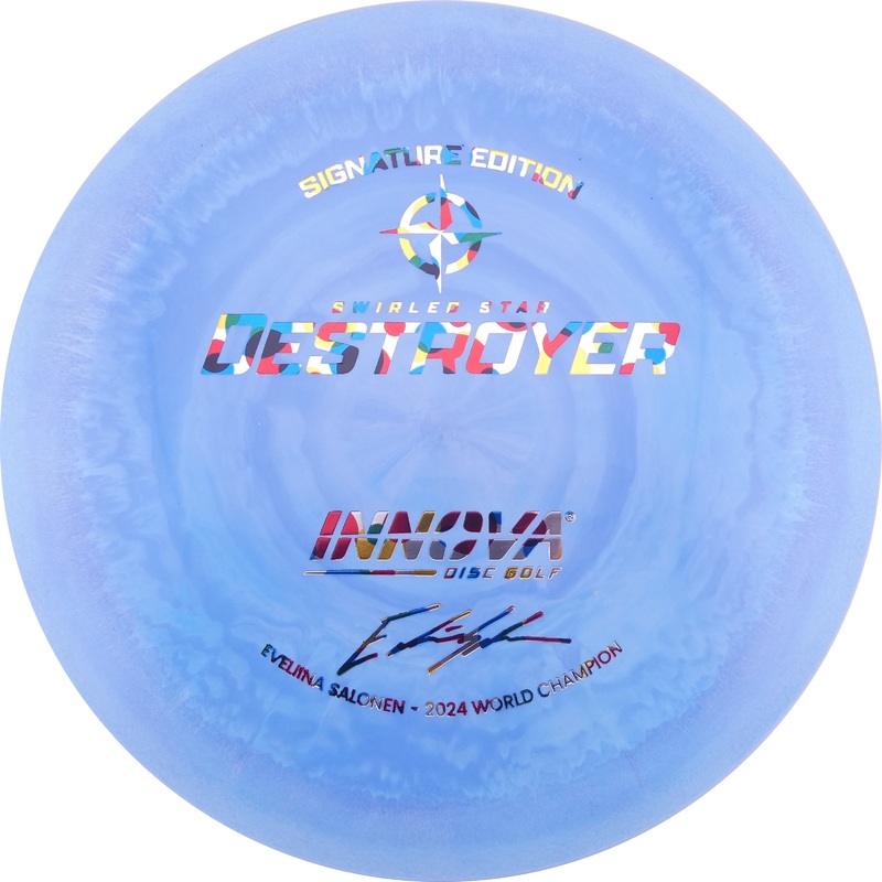 Swirled Star Destroyer Distance Driver – Evaliina Signature Series 140-150g