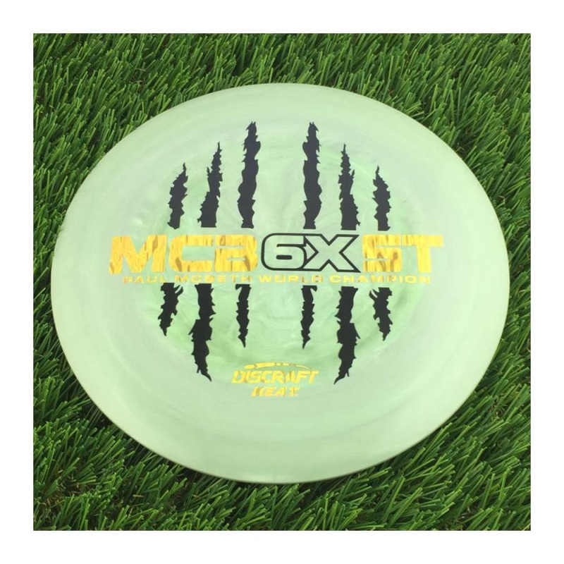 Discraft ESP Swirl Heat with McBeast 6X Claw PM World Champ Stamp – 174g – Solid Dark Green