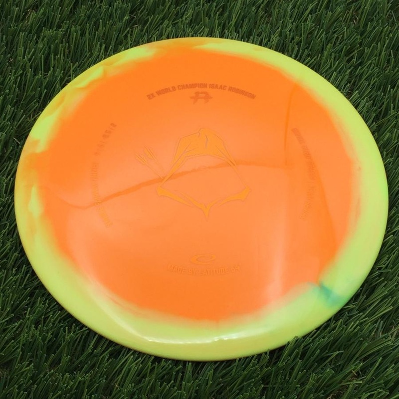 Latitude 64 Royal Grand Orbit Sweep with Isaac Robinson Team Series 2025 Stamp – 175.02g – Yellowish Orange