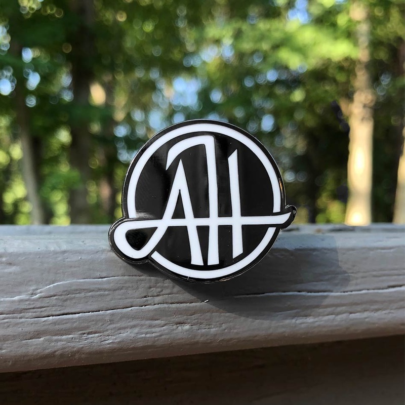 Adam Hammes Pin – Locking Metal Backer