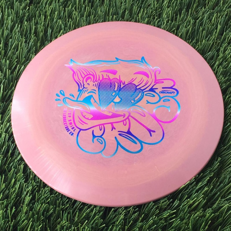 Discraft ESP Swirl Crush with 2023 Ledgestone Edition – Wave 2 Stamp – 174g Pale Pink
