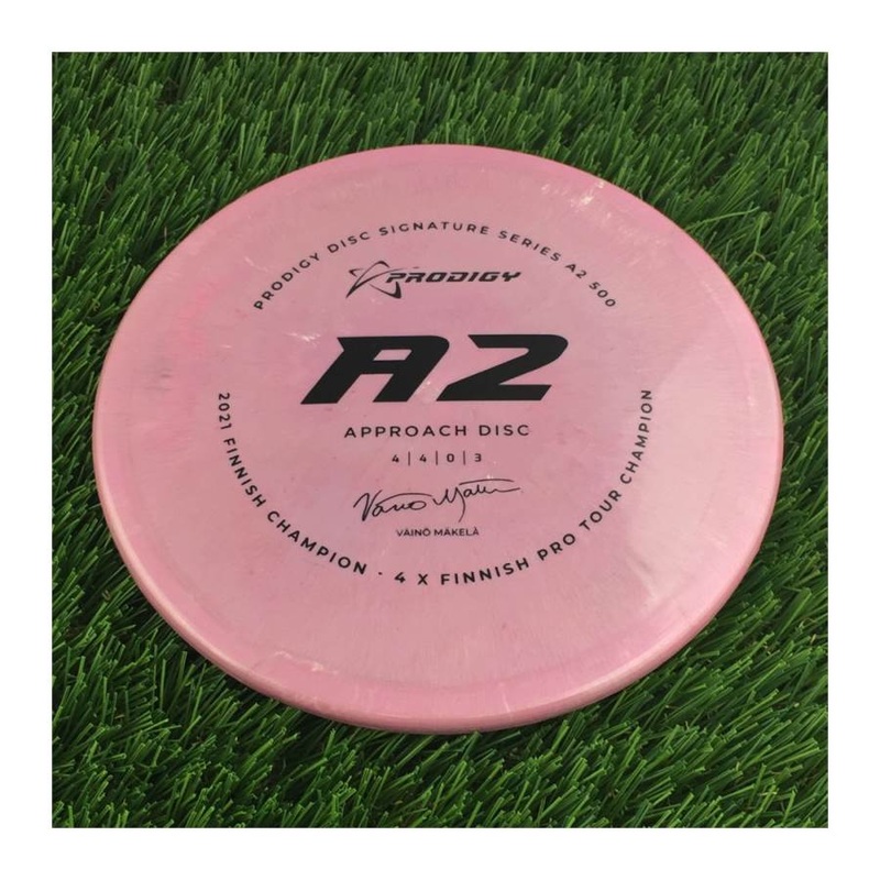 Prodigy 500 A2 with 2022 Signature Series Vaino Makela – 2021 Finnish Champion – 4 X Finnish Pro Tour Champion Stamp – 174g – Solid Pink