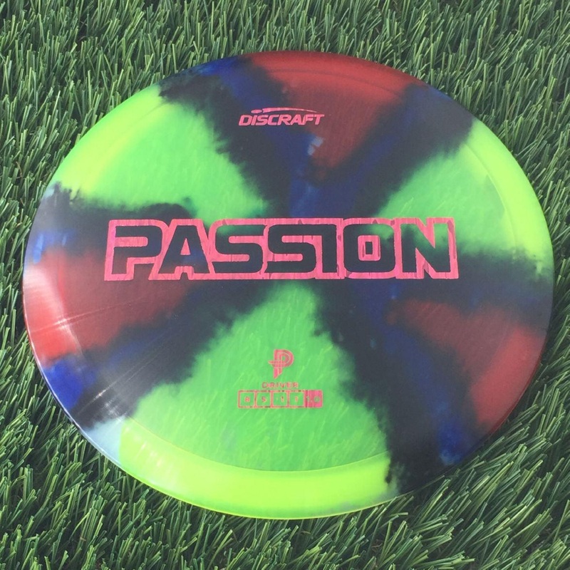 Discraft Elite Z Fly-Dyed Passion with PP Logo Stock Stamp Stamp – 174g – Translucent Dyed