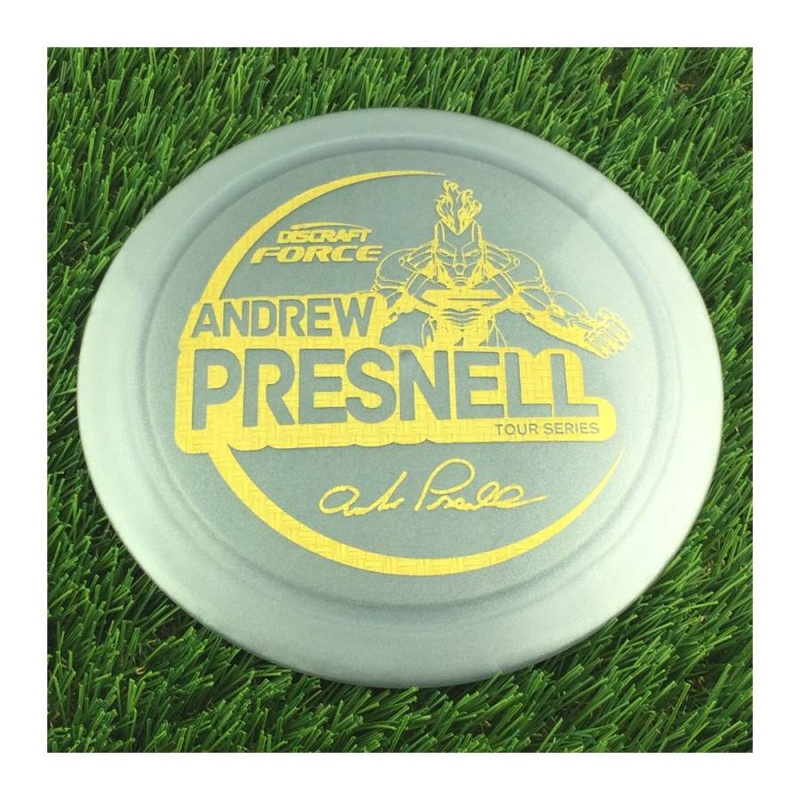 Discraft Metallic Z Force with Andrew Presnell Tour Series 2021 Stamp – 172g – Translucent Grey
