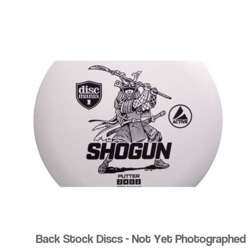 Discmania Active Base Level Shogun Putter (Stock Stamp) [Back Stock Inventory – Disc and Stamp Color WILL VARY]