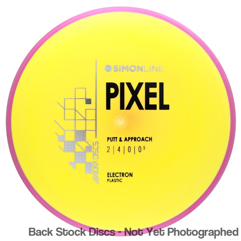 Axiom Electron Firm Pixel Putter with SimonLine Stock Stamp [Back Stock Inventory – Disc and Stamp Color WILL VARY]