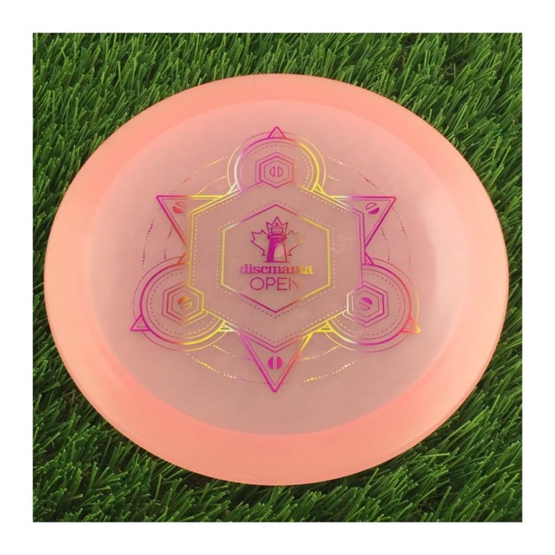 Discmania C-Line Color Glow Reinvented FD3 with Discmania Open 2023 Stamp – 174g – Translucent Pink