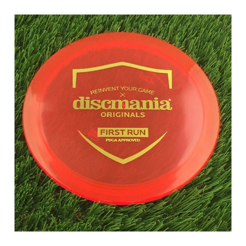 Discmania Italian C-Line FD1 with First Run Stamp – 173g – Translucent Red