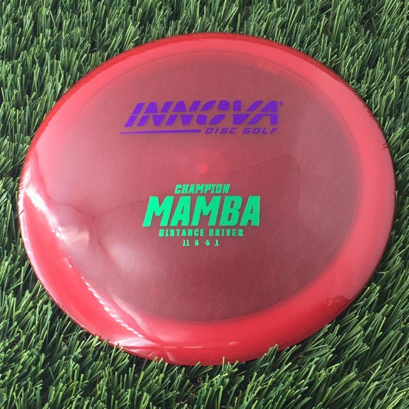 Innova Champion Mamba with Burst Logo Stock Stamp – 171g – Translucent Red