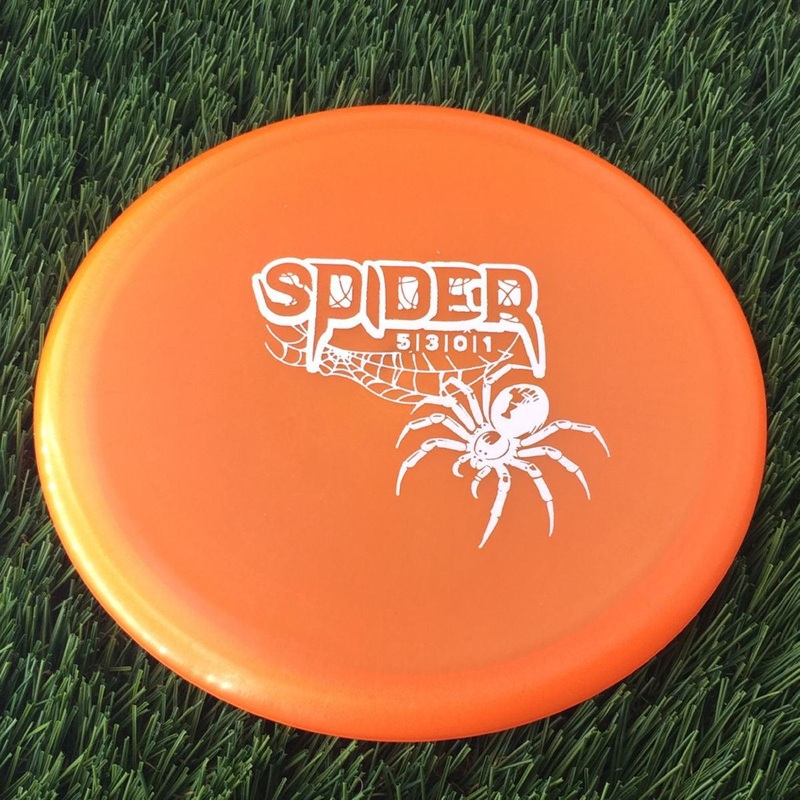 Innova Champion Spider with Artist’s Corner – Black Widow Stamp – 171g – Translucent Orange