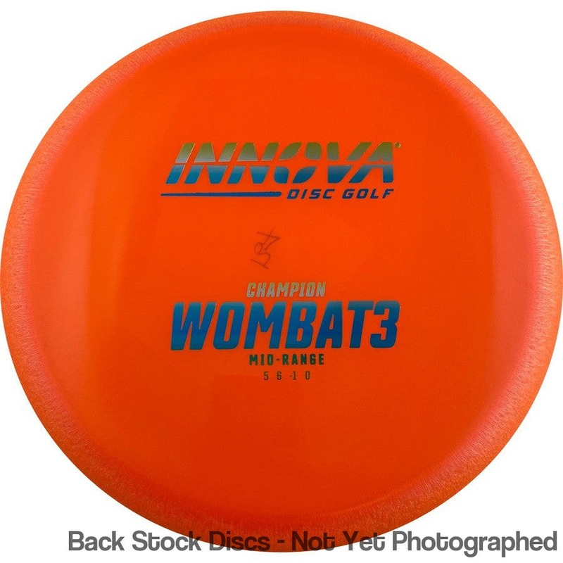 Innova Champion Wombat3 Midrange with Burst Logo Stock Stamp [Back Stock Inventory – Disc and Stamp Color WILL VARY]