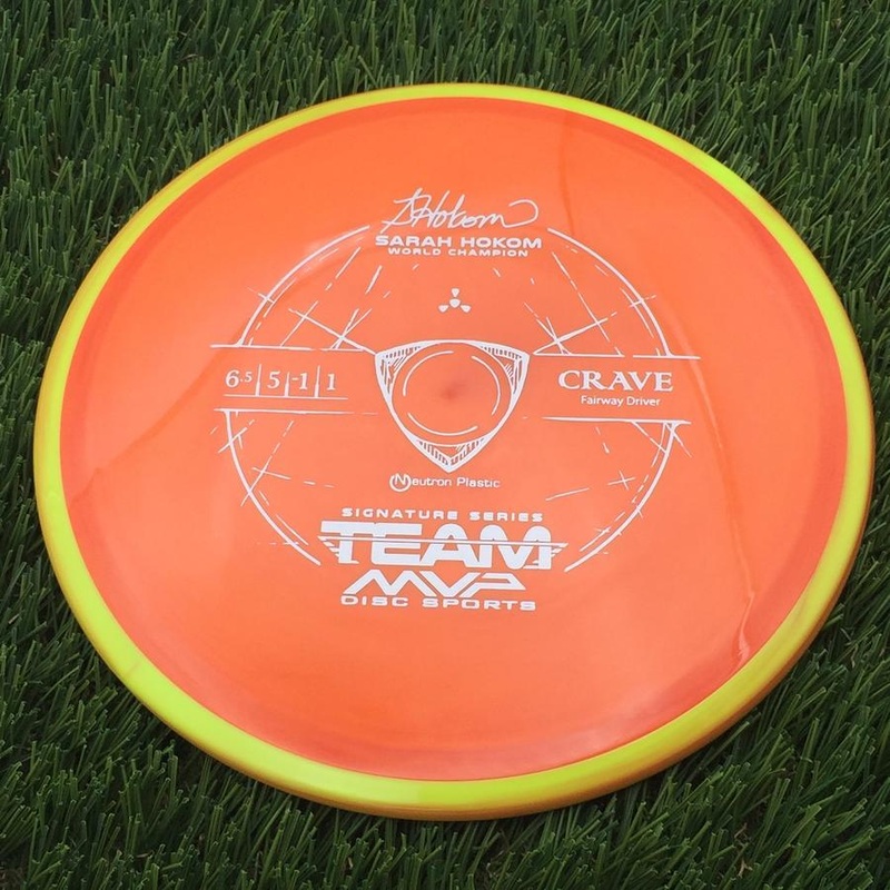 Axiom Neutron Crave with Sarah Hokom World Champion Signature Series Team MVP Stamp – 163.44g – Orange