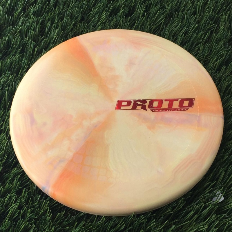 Discraft Putter Line Hard Ricky Wysocki Proto Putter with Proto Ricky Wysocki – Raptor Skin Ghost Foil Stamp – 174g – Orange