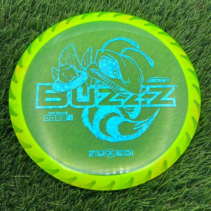 Discraft Elite Z FuZed Line with Saw Pattern Buzzz with Big Bee with Saw Blade – “Buzzzsaw” Stamp – 177.7g – Yellow