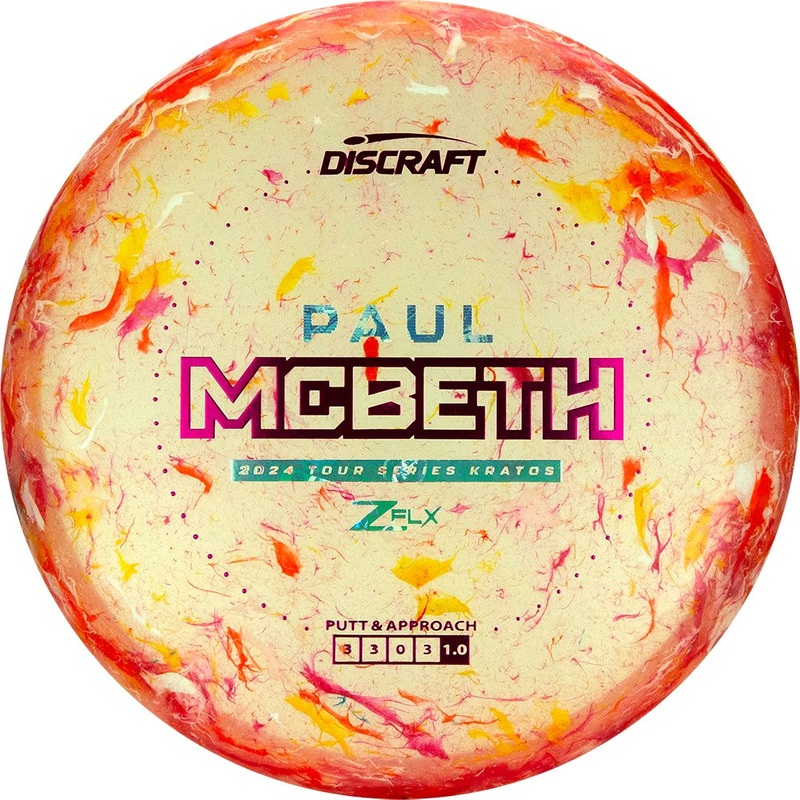 Discraft Paul McBeth Jawbreaker Z FLX Kratos – 2024 Tour Series