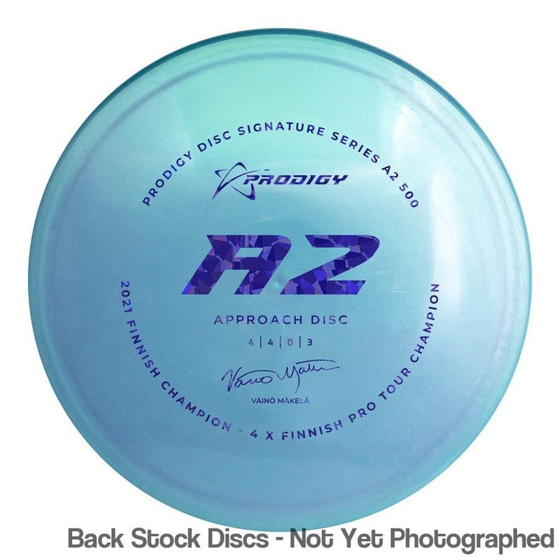 Prodigy 500 A2 Putter with 2022 Signature Series Vaino Makela – 2021 Finnish Champion – 4 X Finnish Pro Tour Champion Stamp [Back Stock Inventory – Disc and Stamp Color WILL VARY]