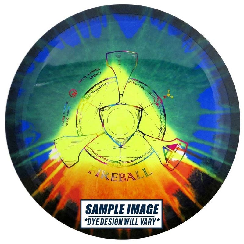 Axiom Tie-Dye Neutron Fireball Distance Driver Golf Disc