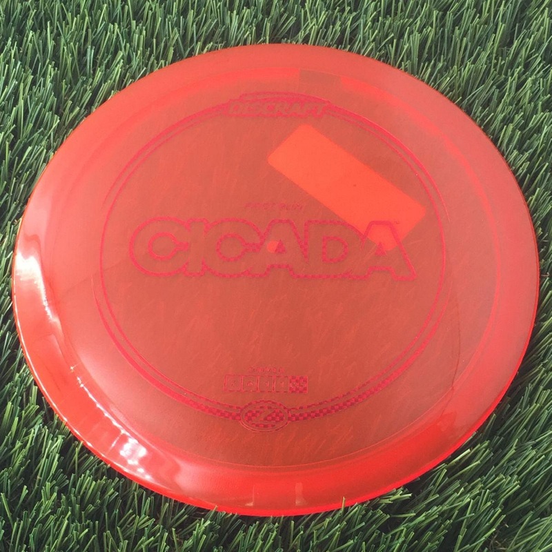 Discraft Elite Z Cicada with First Run Stamp – 174g – Translucent Red