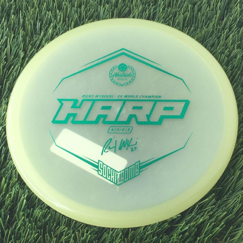 Westside VIP Moonshine Glow Harp with Ricky Wysocki – 2X World Champion – SockiBomb Stamp – 174g – Translucent Glow