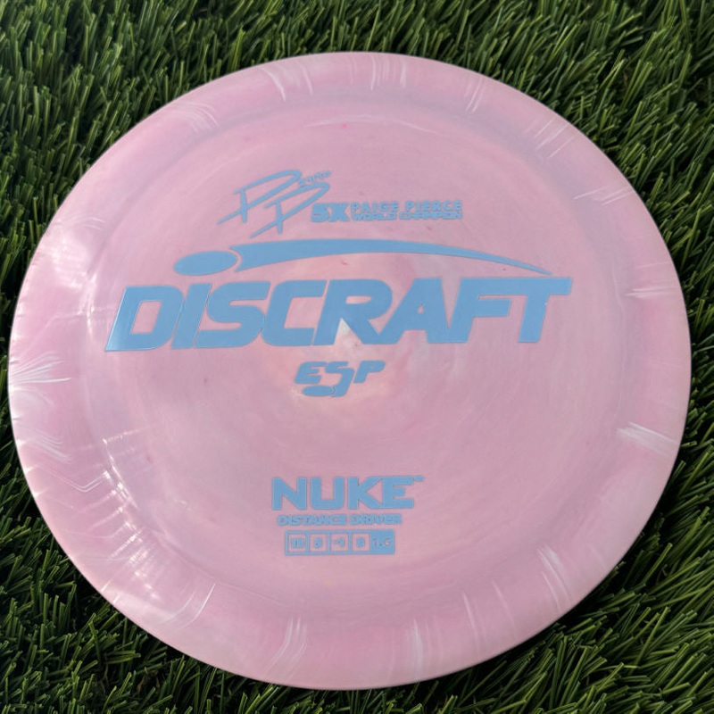 Discraft ESP Nuke with PP 29190 5X Paige Pierce World Champion Stamp – 172g Light Purple