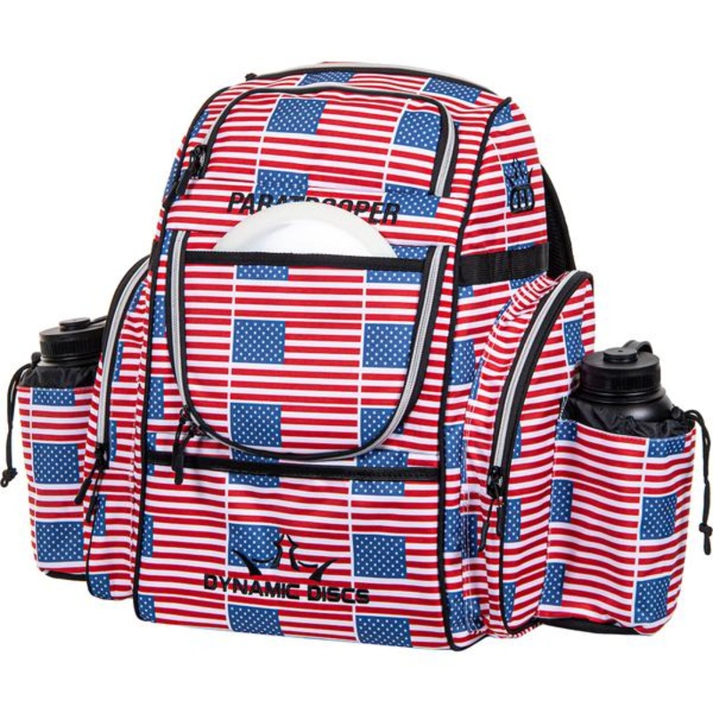 Dynamic Discs Paratrooper Backpack Disc Golf Bag – USA Flag Limited Edition