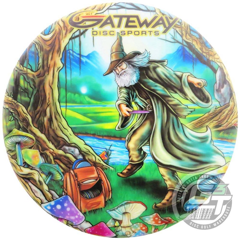 Gateway Limited Edition Artist Series V4 Full Color Diamond Wizard Putter Golf Disc