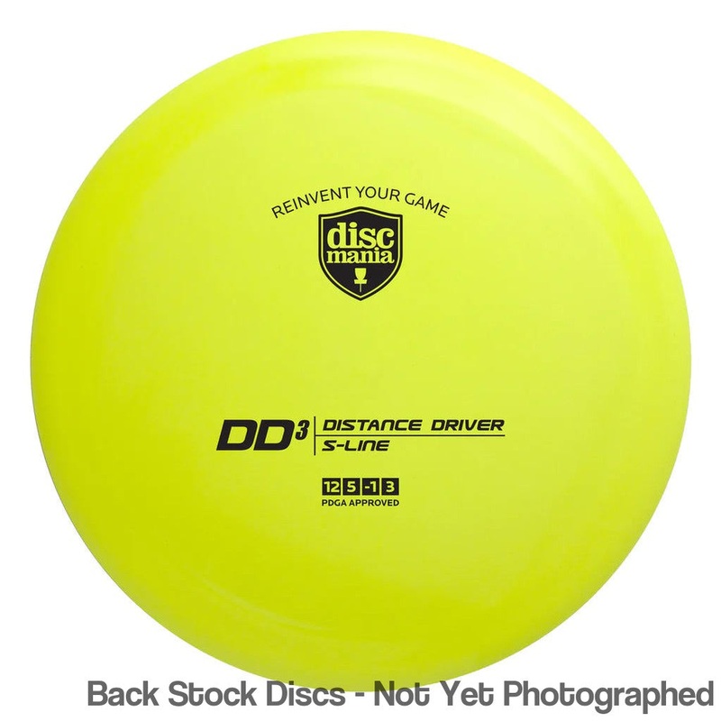 Discmania S-Line DD3 Distance Driver (Stock Stamp) [Back Stock Inventory – Disc and Stamp Color WILL VARY]