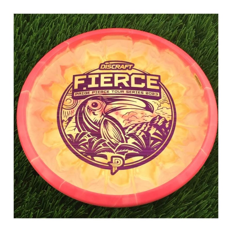 Discraft ESP Swirl Fierce with Paige Pierce Tour Series 2023 Stamp – 172g – Solid Pink