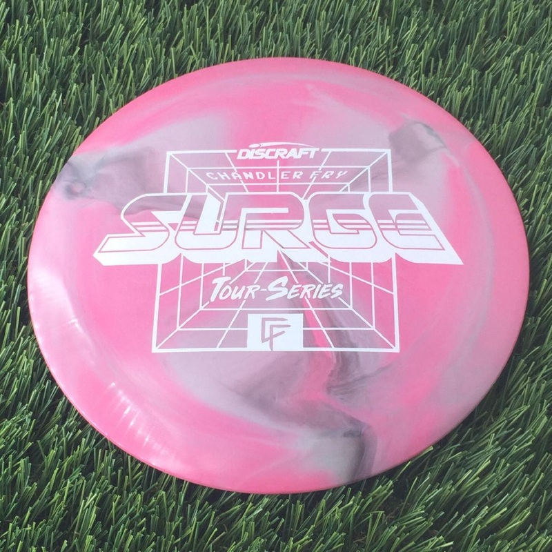 Discraft ESP Swirl Surge with Chandler Fry Tour Series 2022 Stamp – 169g Pink