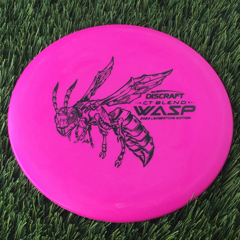 Discraft Crazy Tuff (CT) Blend Wasp with 2023 Ledgestone Edition – Wave 3 Stamp – 176g Pink