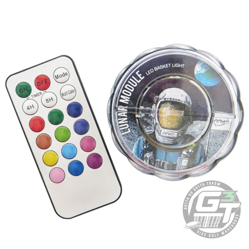 MVP Disc Sports Lunar Module Remote Operated LED Disc Golf Basket Light