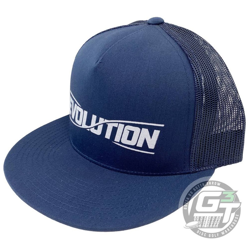 Discmania Evolution Logo Snapback Mesh Trucker Disc Golf Hat