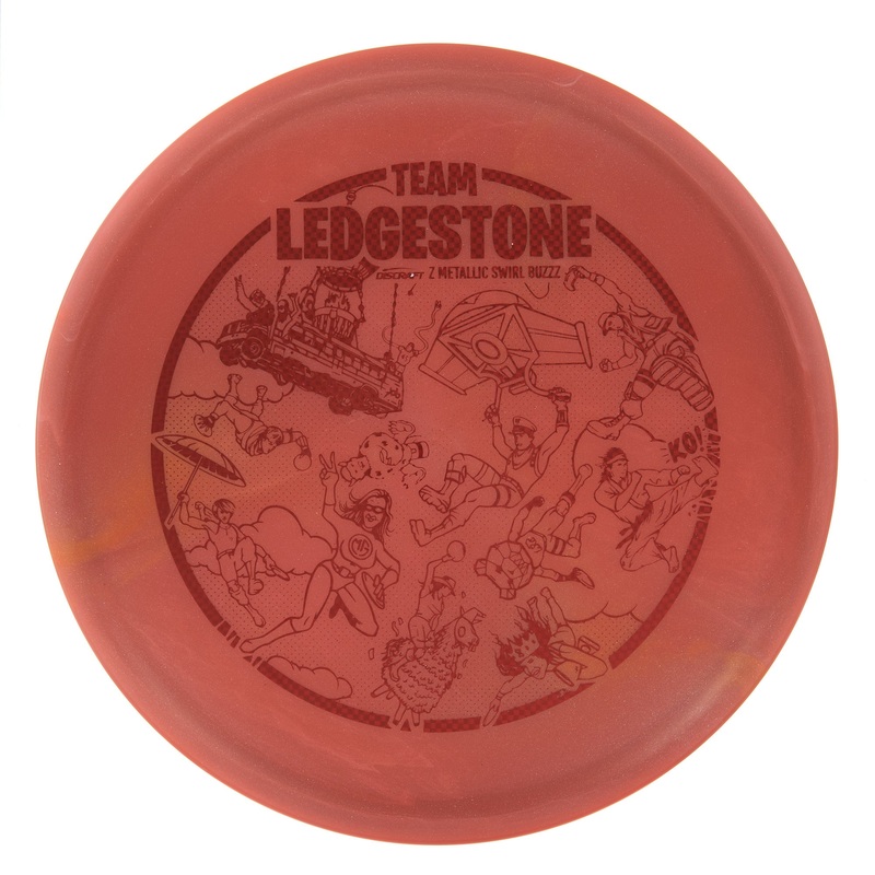 Discraft Buzzz – 2023 Ledgestone Fortnite Edition Z Metallic Swirl 180g | Style 0020