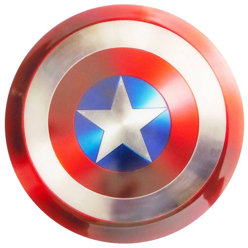 Westside Marvel Captain America DyeMax Shield Tournament Bard Midrange Golf Disc
