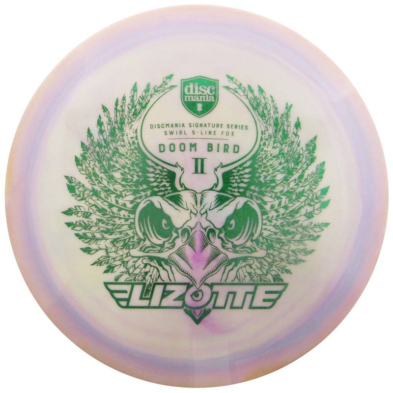 Discmania Limited Edition Signature Simon Lizotte Doom Bird II Swirly S-Line FD3 Fairway Driver Golf Disc