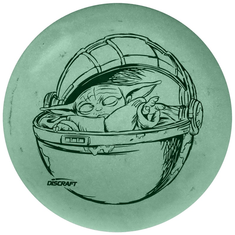 Discraft Limited Edition Star Wars Mandalorian The Child Floating Paul McBeth Jawbreaker Luna Putter Golf Disc