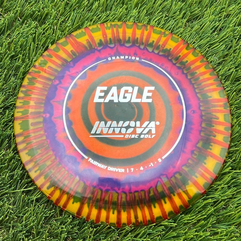 Innova Champion I-Dye Eagle with Circle Stock Stamp – 161.7g – Dyed