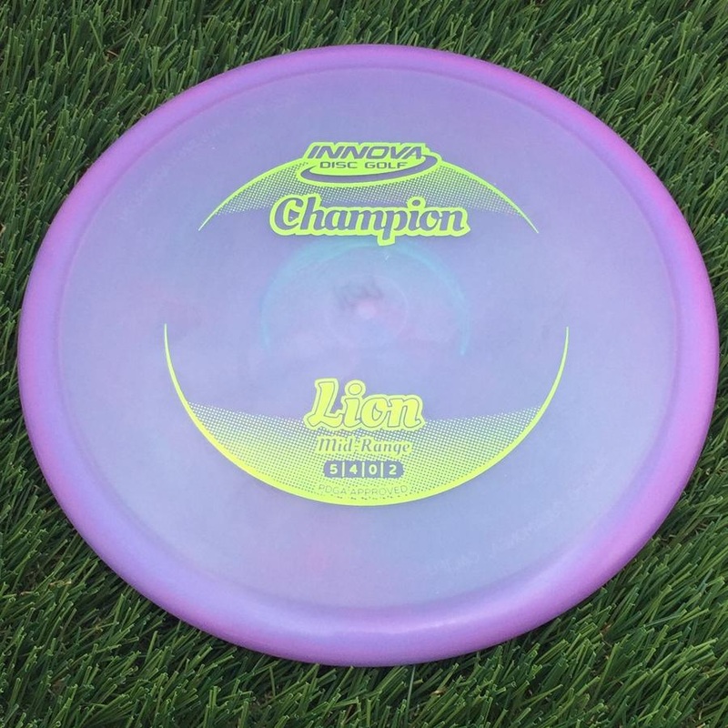 Innova Champion Lion with Circle Fade Stock Stamp – 169.27g – Light Purple