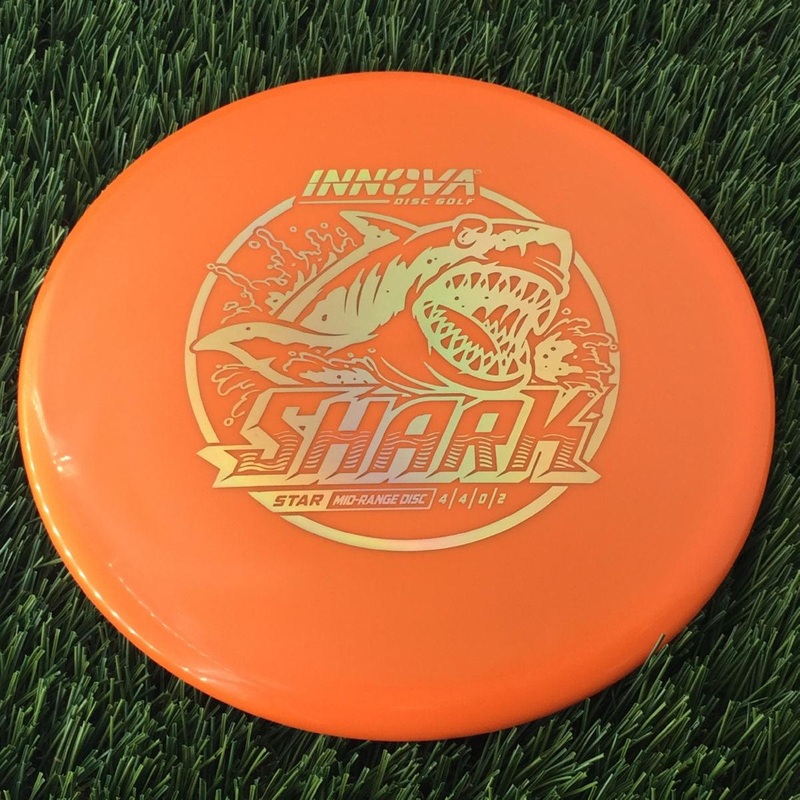 Innova Star Shark with Burst Logo Stock Stamp – 176g Orange