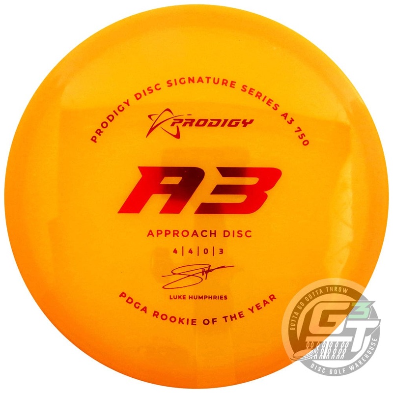 Prodigy Limited Edition 2022 Signature Series Luke Humphries 750 Series A3 Approach Midrange Golf Disc