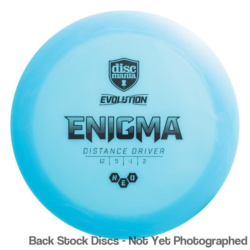 Discmania Evolution NEO Enigma Distance Driver (Stock Stamp) [Back Stock Inventory – Disc and Stamp Color WILL VARY]