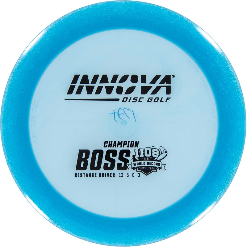 Innova Champion Boss – David Wiggins Jr. 1108ft World Record Stamp