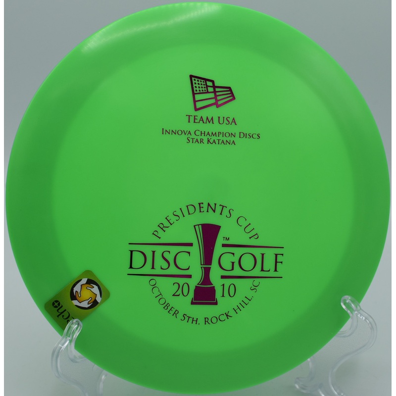 2010 Presidents cup echostar Katana (#147/250, Dated 1/22/2010)