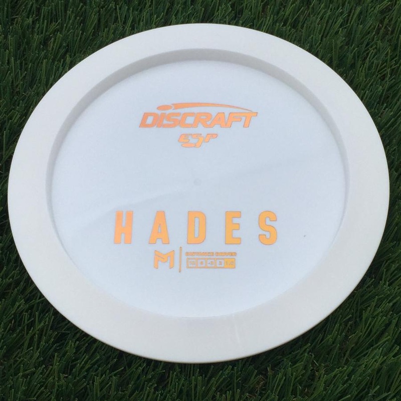 Discraft ESP Hades with Dye Line Blank Top Bottom Stamp – 172.9g – White