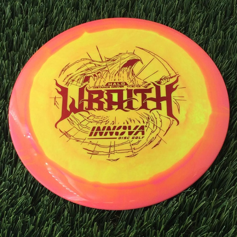 Innova Halo Star Wraith with Burst Logo Stock Stamp – 175g Orangish Pink