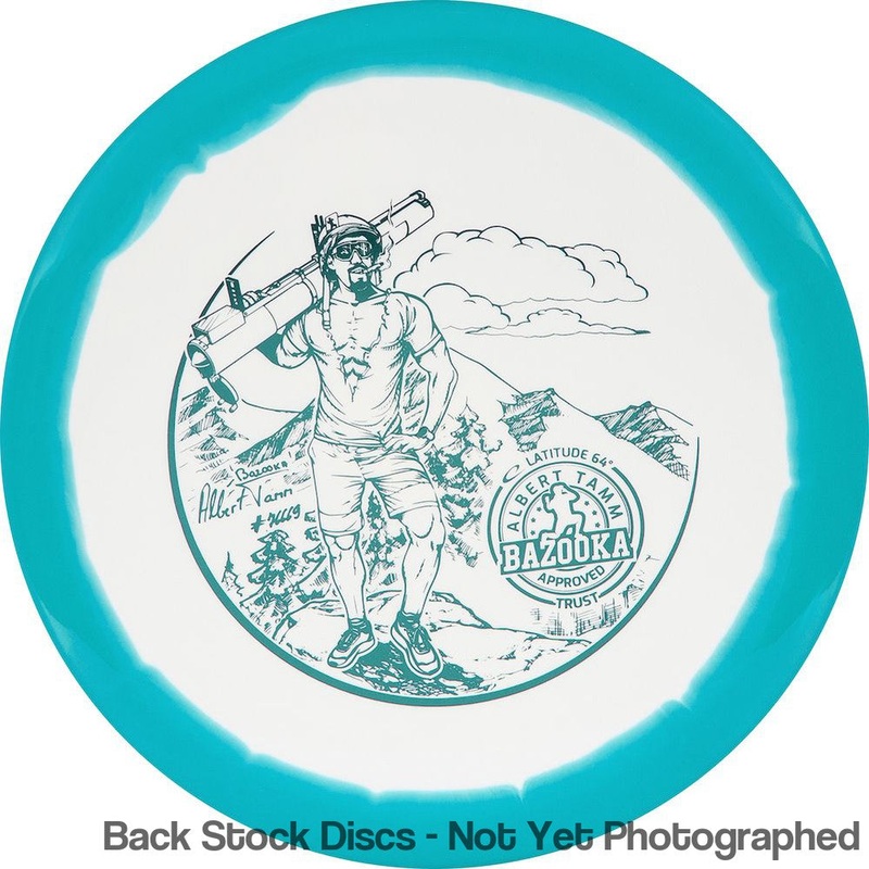 Latitude 64 Royal Grand Orbit Trust Midrange with Albert Tamm Bazooka Approved Team Series 2023 Stamp [Back Stock Inventory – Disc and Stamp Color WILL VARY]