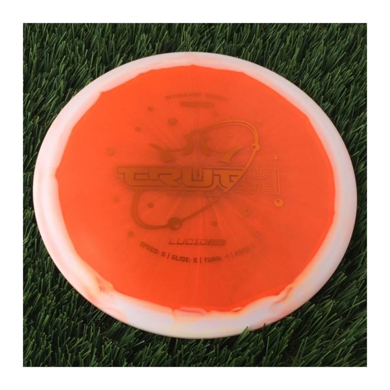 Dynamic Discs Lucid Ice Orbit Truth – 180g – Translucent Orange